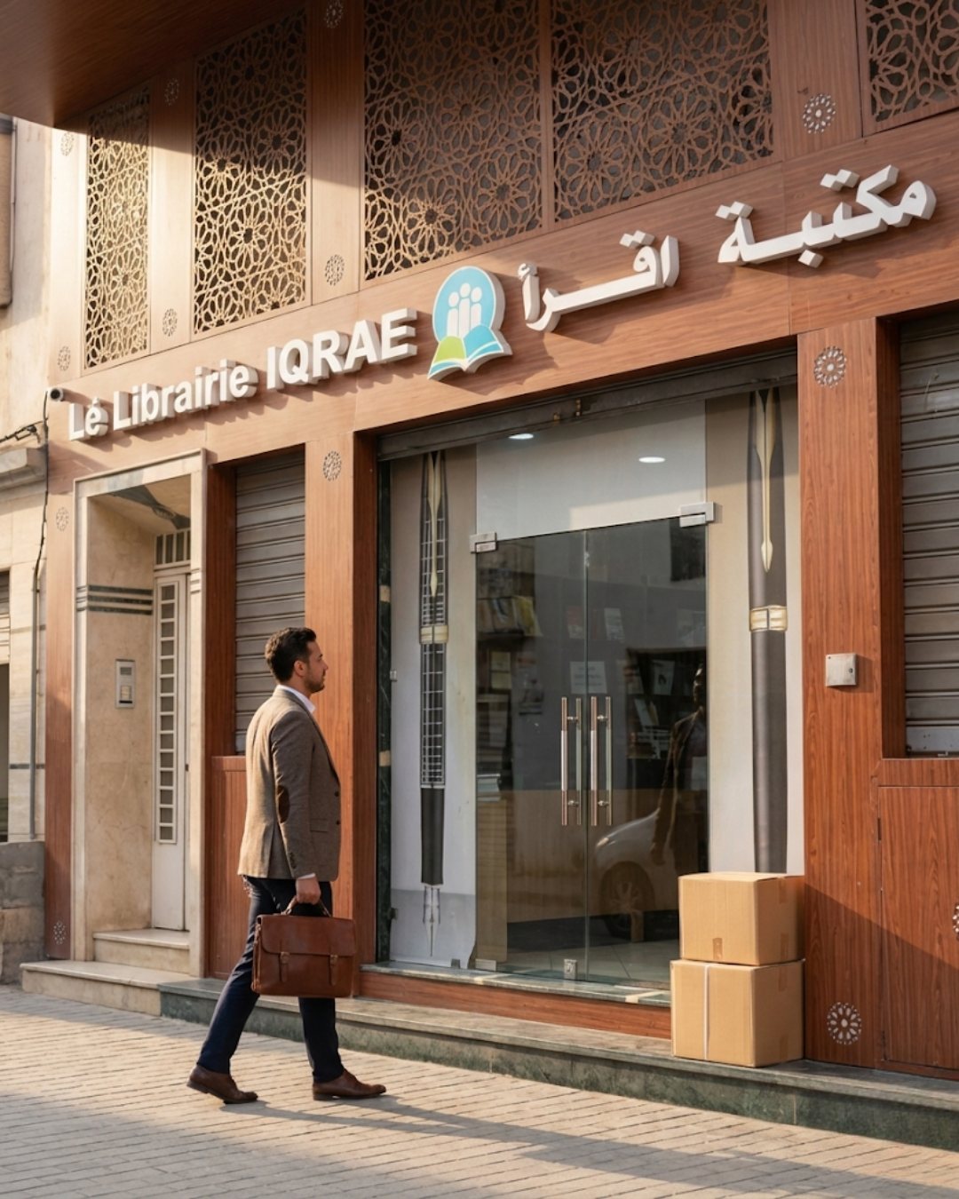 Entrée de la Librairie IQRAE
